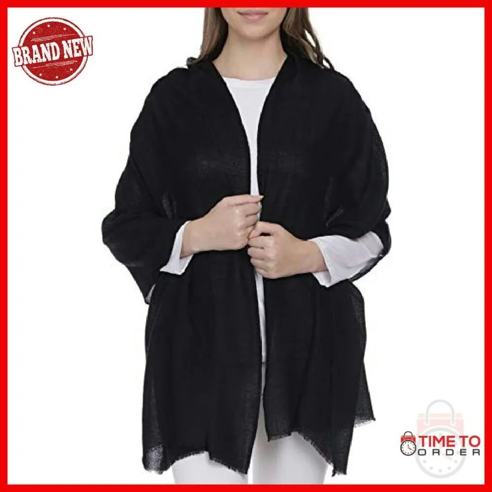 Large Superfine Cashmere Pashmina Scarf Unisex Luxury Wrap